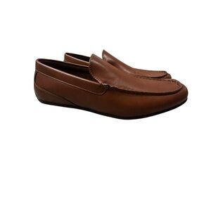 Perry Ellis Portfolio Men's Simon Slip On Brown Loafers 11 NWOT